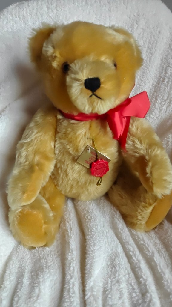 Hermann Teddybeer 2 stuks- * Collectors Items *, Verzamelen, Beren en Cherished Teddies, Ophalen of Verzenden, Zo goed als nieuw