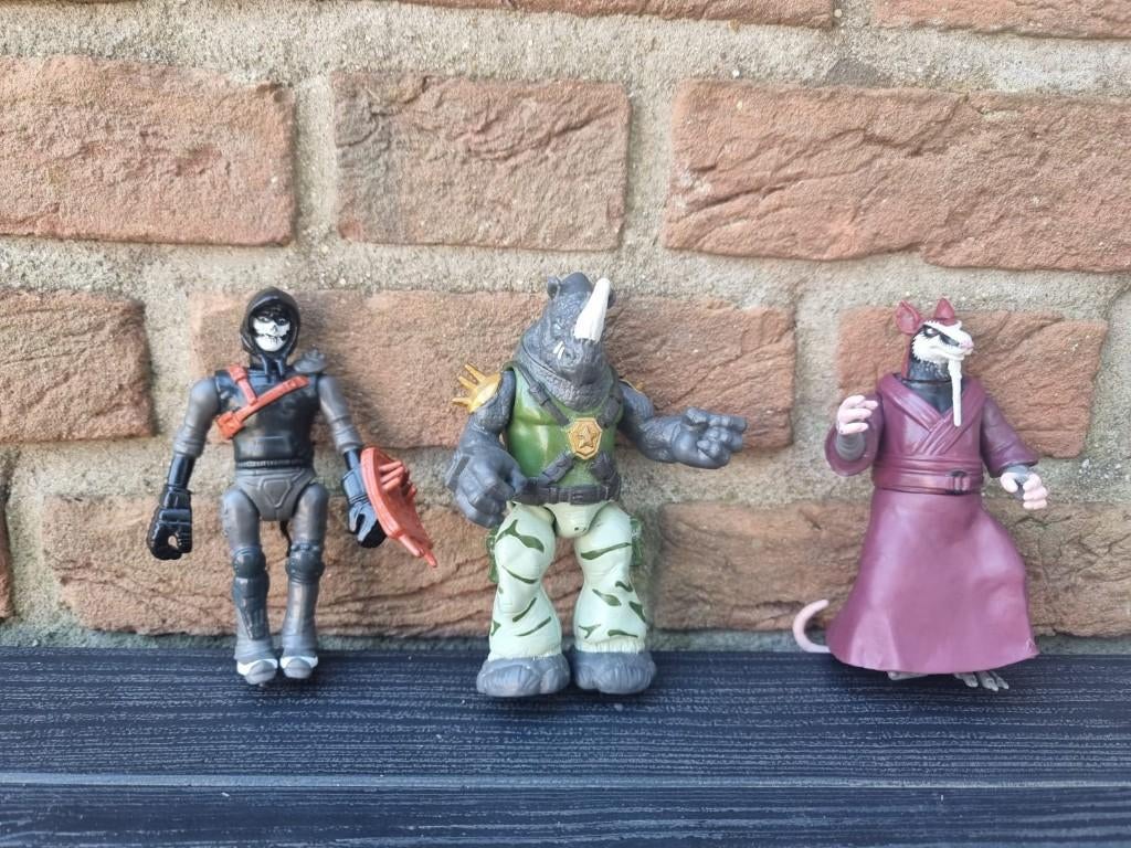Rocksteady, Splinter & Foot Soldier, Ophalen of Verzenden, Gebruikt