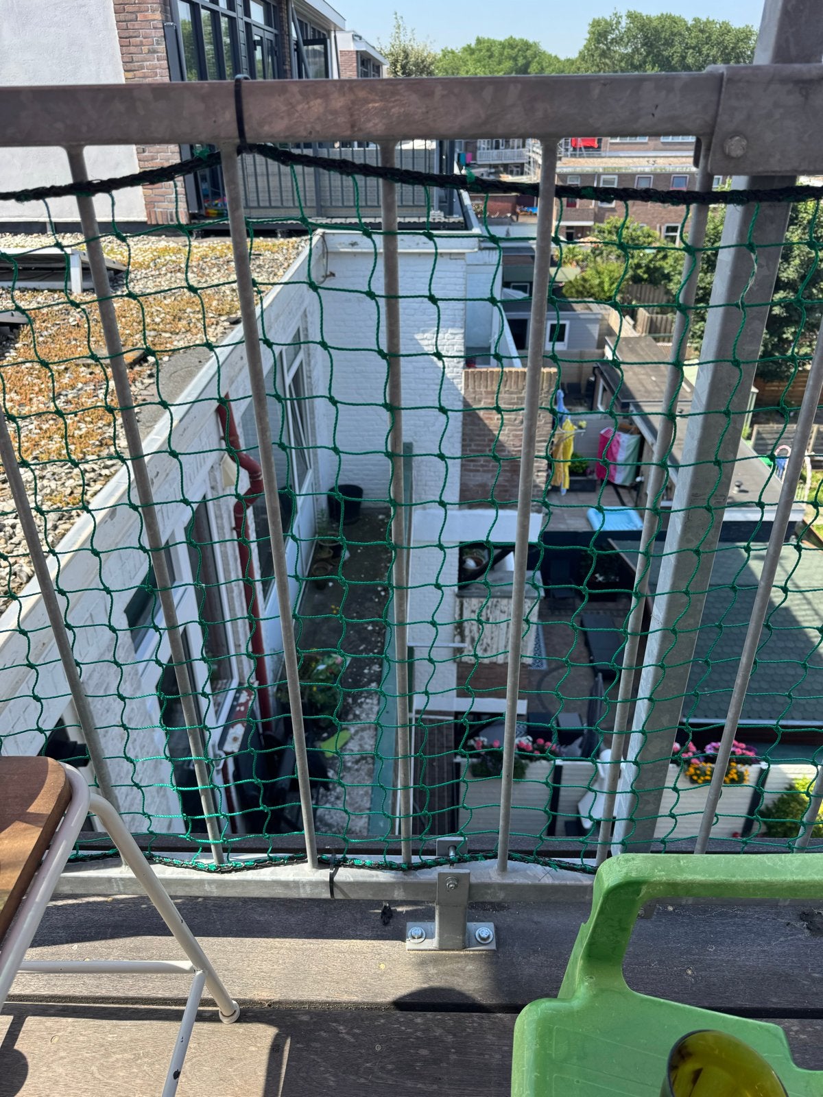 Veiligheidsnet voor balkon of dakterras, Ophalen, Zo goed als nieuw, Kunststof