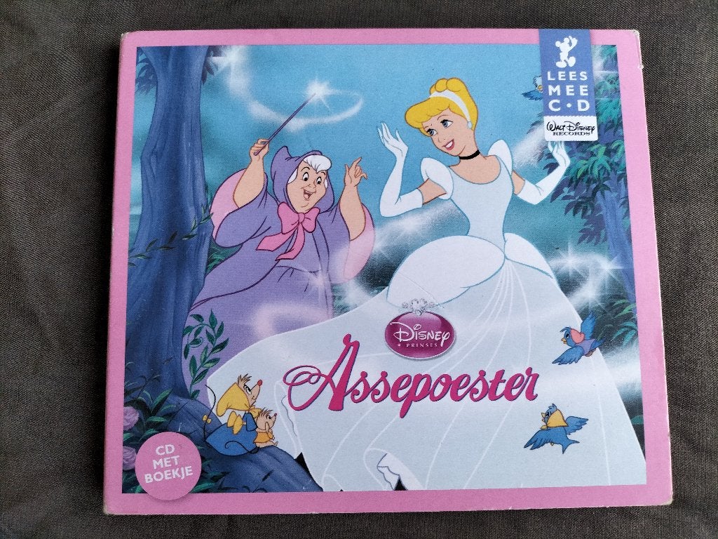Disney Lees mee CD - Assepoester (CD met boekje), Boeken, Ophalen of Verzenden, Walt Disney, Cd, Kind