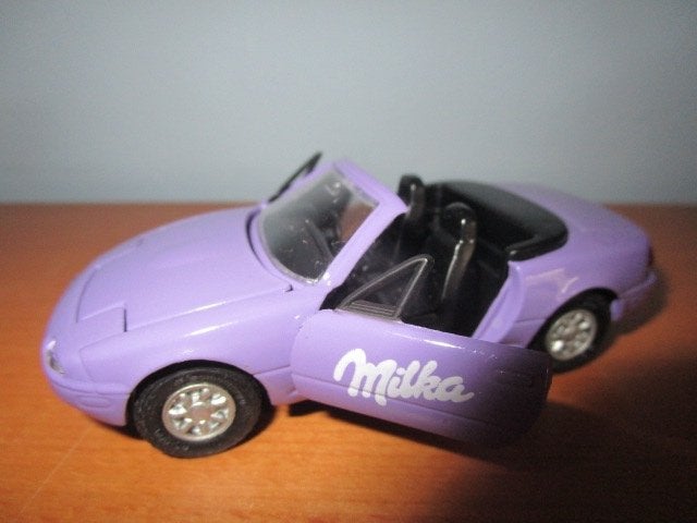 Mazda MX-5 Milka Paars, Ophalen, Zo goed als nieuw, Auto, Overige merken