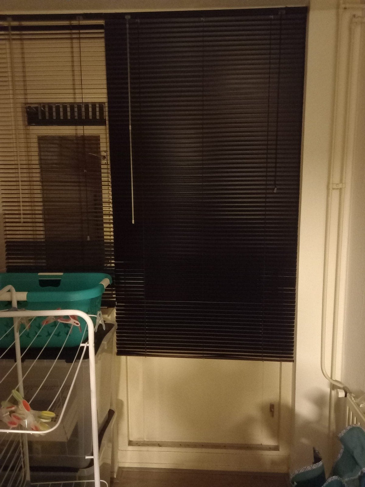 Zwarte luxaflex 2stuks 100cm breed x 180cm lang + 60x180cm'., Luxaflex, Ophalen of Verzenden