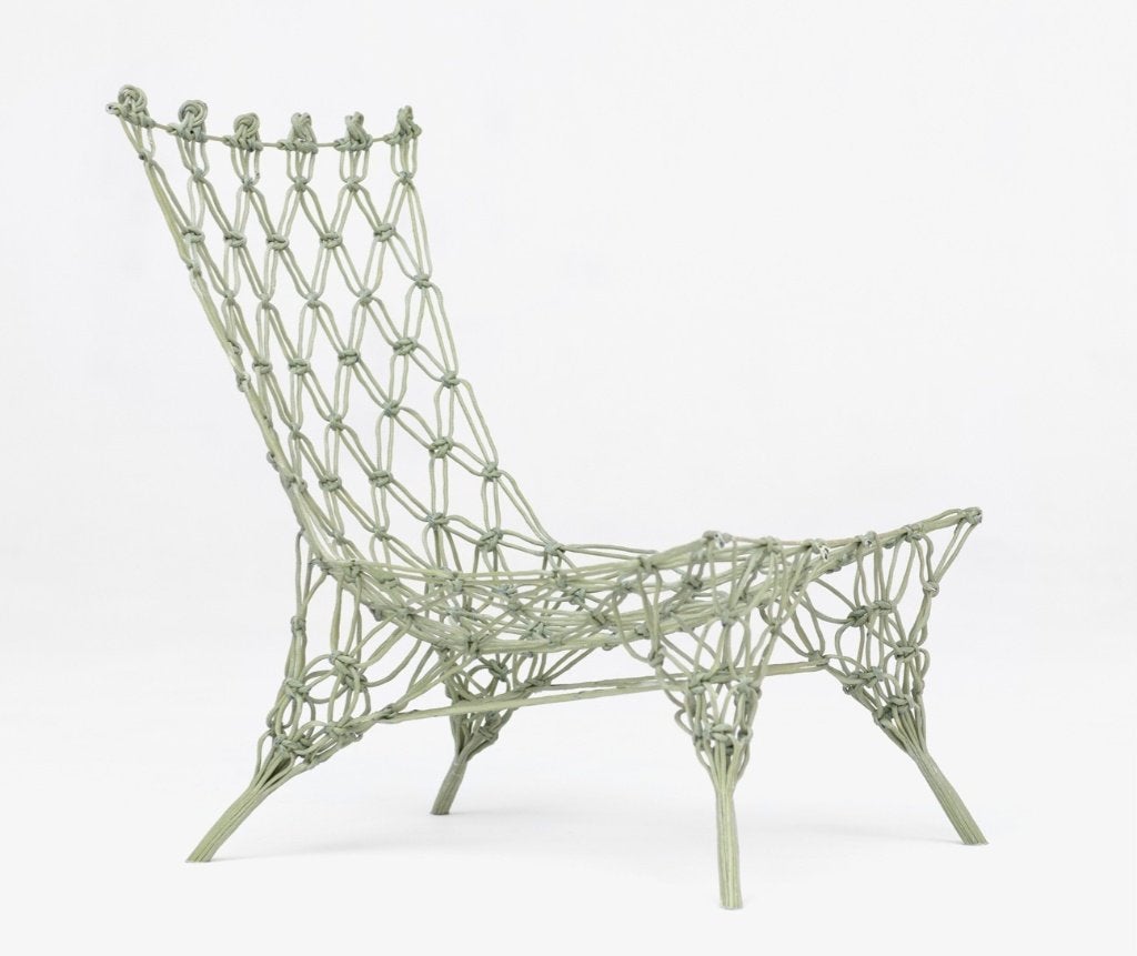 The 'Knotted Chair' by Marcel Wanders, Huis en Inrichting, Ophalen, Zo goed als nieuw, Wit, Eén