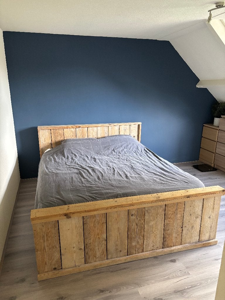 Steigerhouten bed 160x200cm