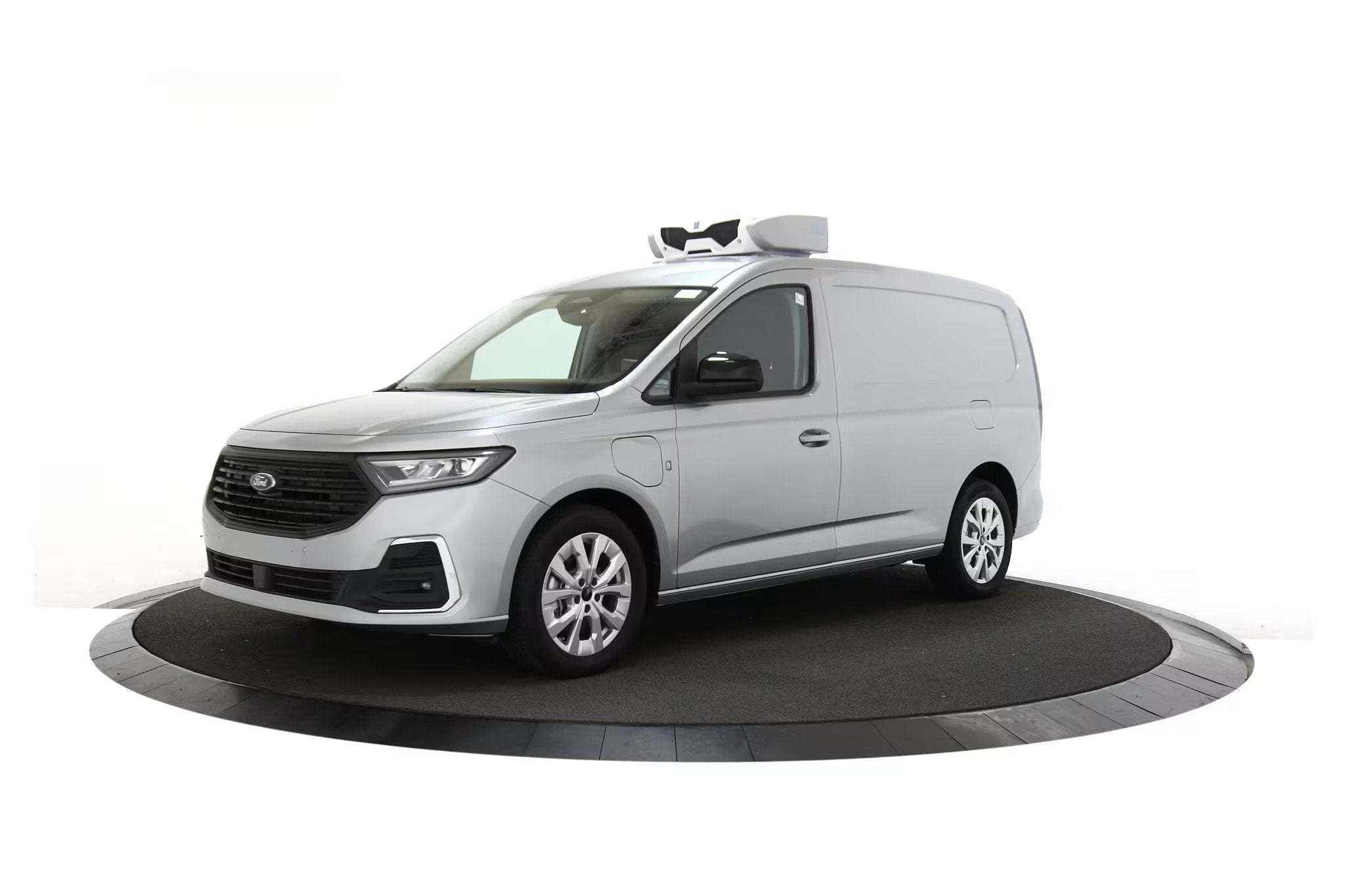 Ford Transit Connect 1.5 EcoBoost PHEV L2 Limited Koelwagen, Auto's, 4 cilinders, Wit, Bedrijf, Multifunctioneel stuurwiel