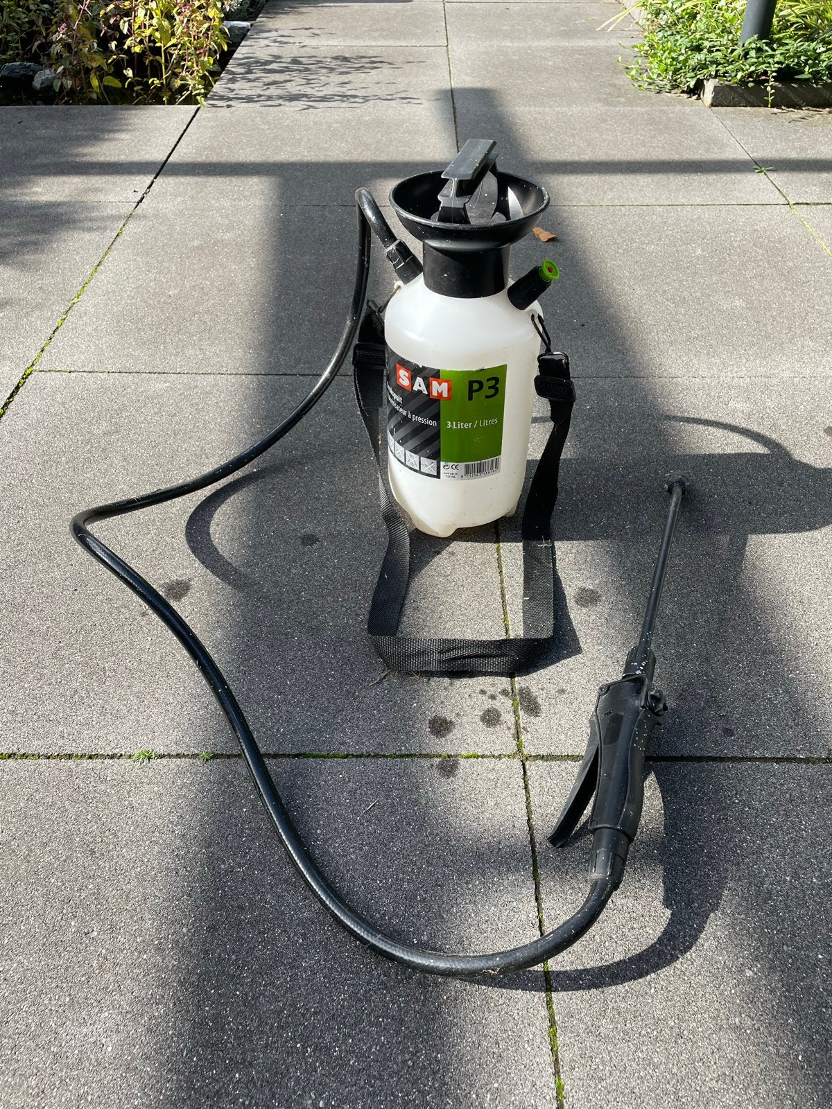 SAM P3 Drukspuit 3 Liter, Ophalen, Zo goed als nieuw, Handsproeier