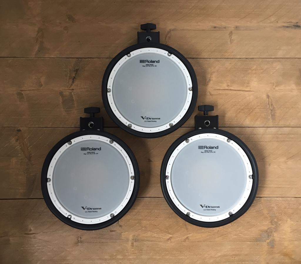 Roland PDX-8 Dual 3 pack triggered pad model TD-17 (PDX8), Ophalen of Verzenden, Zo goed als nieuw, Drums of Percussie