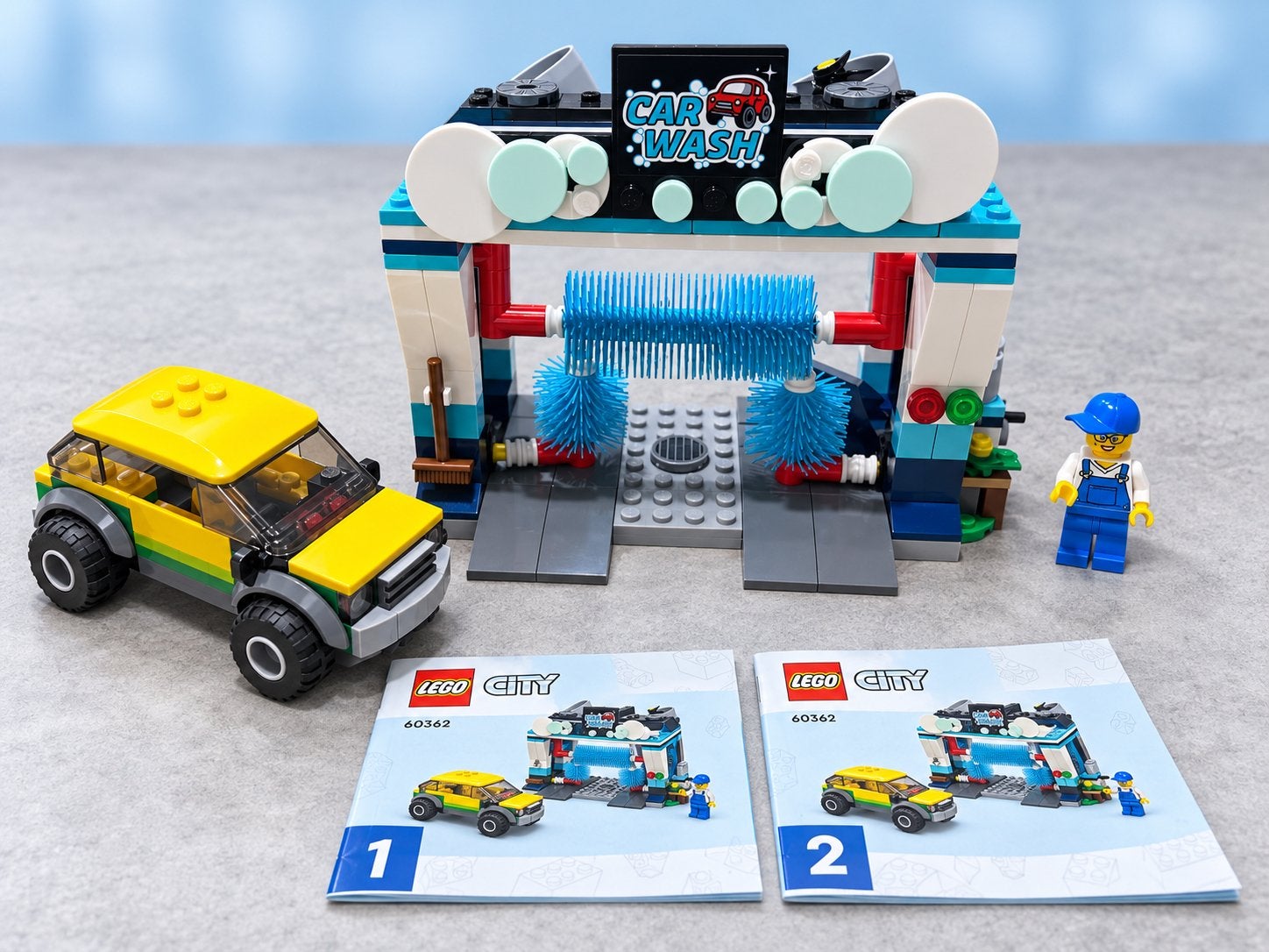 Legoo City 60362 compleet- autowasstraat, Kinderen en Baby's, City, Lego, Ophalen of Verzenden, Zo goed als nieuw