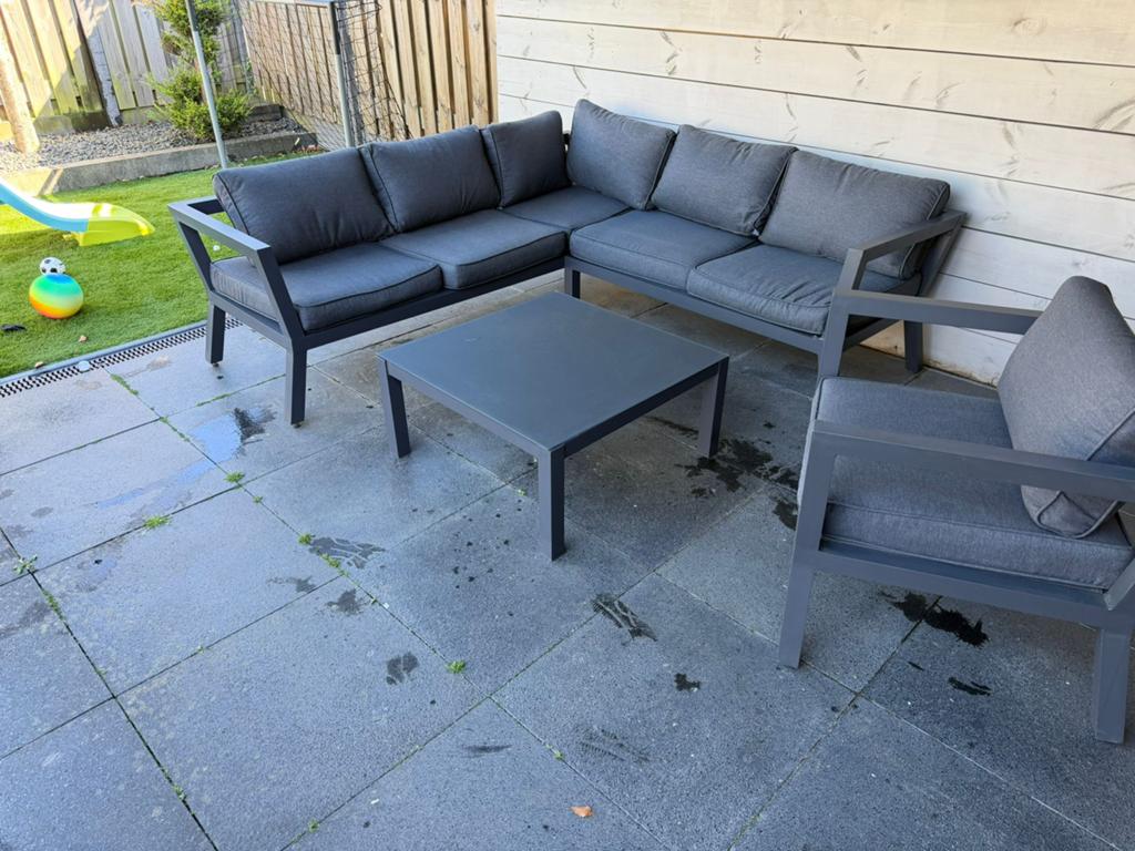 Loungeset te koop, Ophalen of Verzenden, Gebruikt, Loungeset
