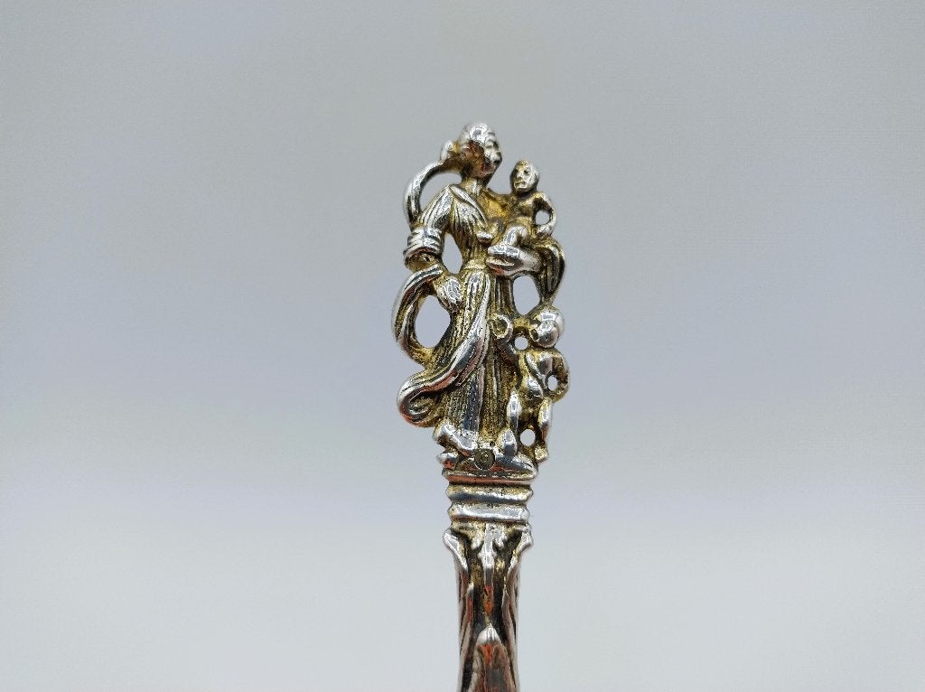 Zilveren gelegenheidslepel, A. de Haas, Sneek, 1883, Verzenden, Zilver