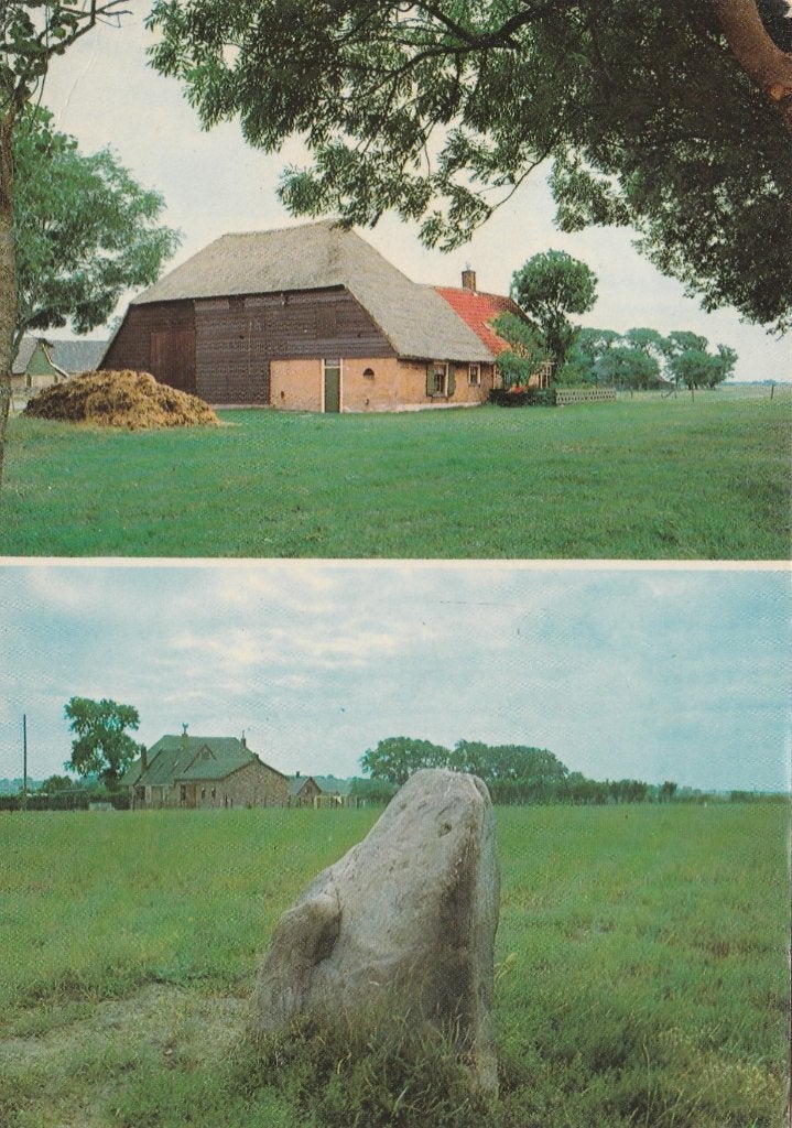 STROE (N.H.) Boerderij en Zwerfkei, Verzenden, 1960 tot 1980, Gelopen, Noord-Holland