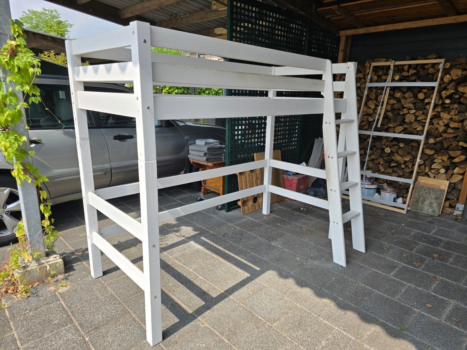 Hoogslaper, Ophalen, Gebruikt, 90 cm, Eenpersoons