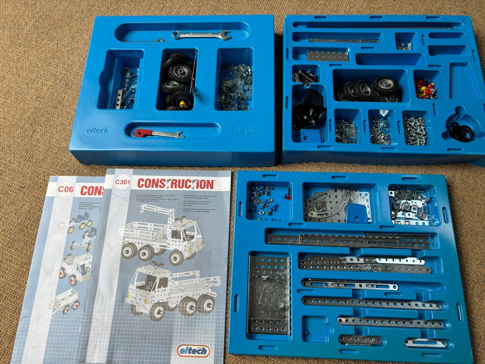 Eitech construction bouwset 2x speelgoed, Kinderen en Baby's, Ophalen of Verzenden, Zo goed als nieuw