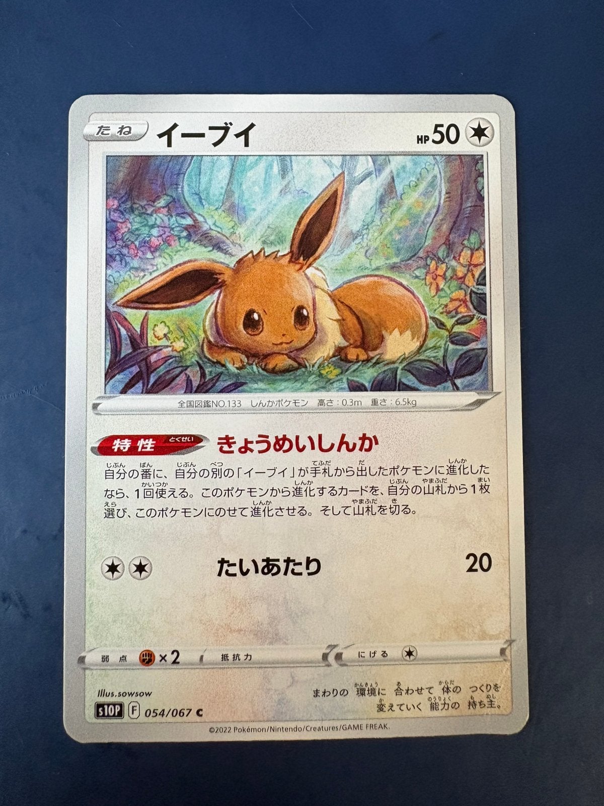 Pokemon Eevee 054 067 Japans, Ophalen of Verzenden, Zo goed als nieuw