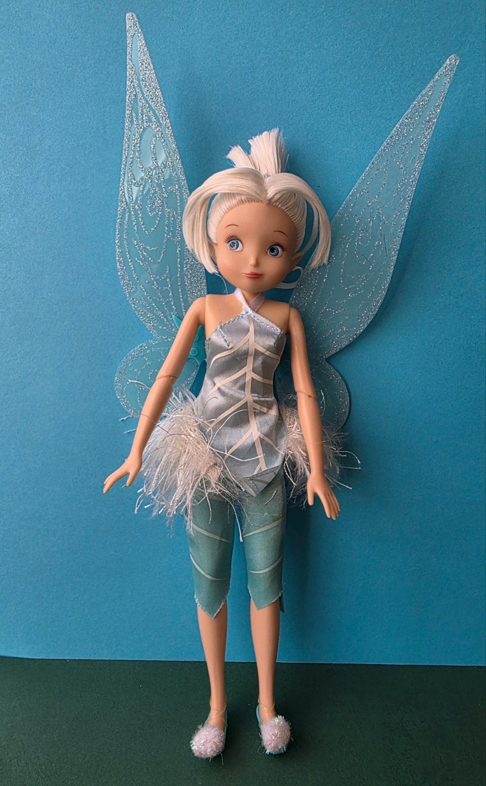 Disney Fairies Periwinkle Flutter Wings pop (2012), Ophalen of Verzenden, Overige figuren, Gebruikt, Beeldje of Figuurtje
