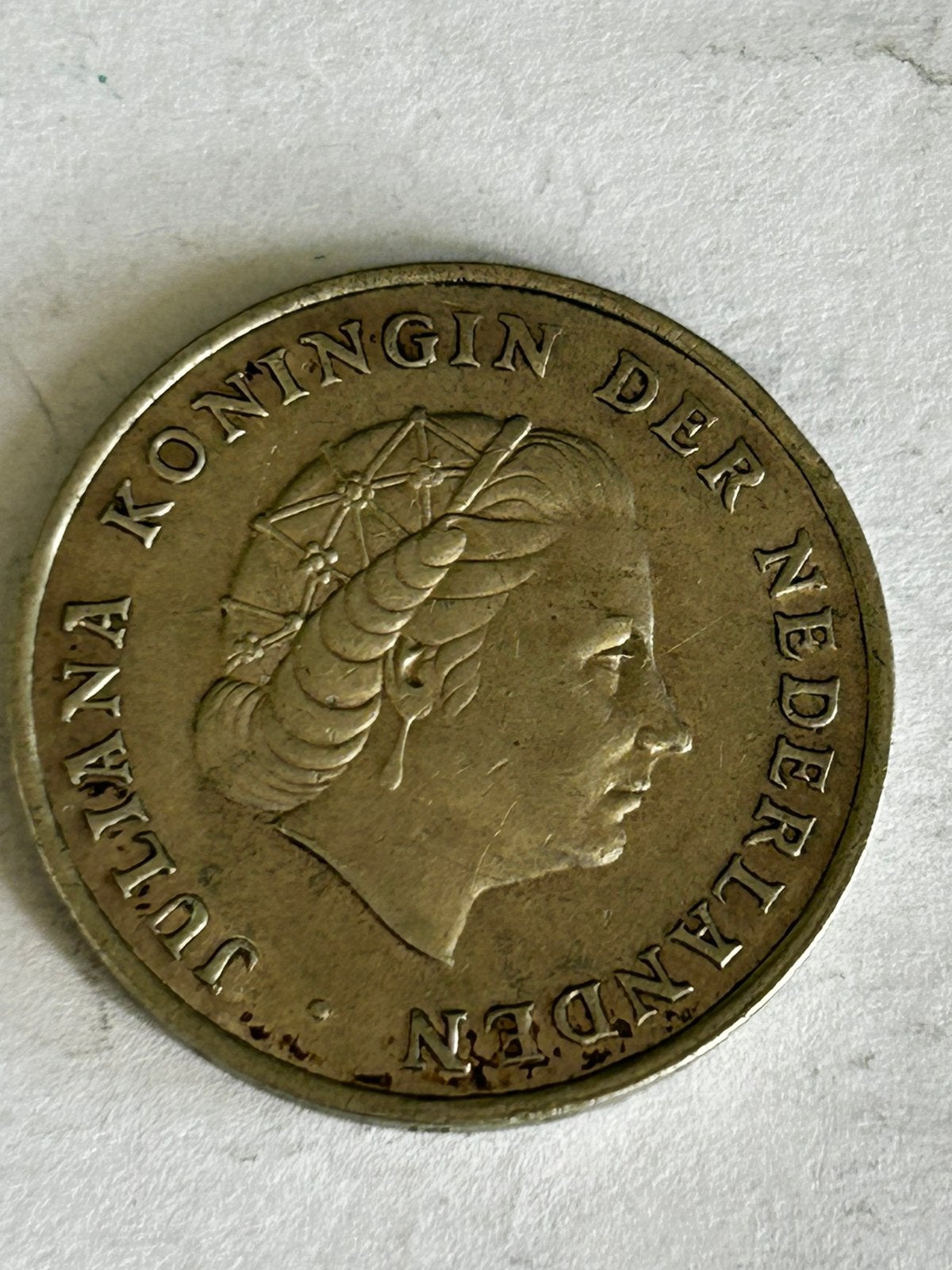 Zilveren Gulden Nederlandse Antillen 1964 - Juliana, Ophalen of Verzenden, Koningin Juliana, 1 gulden, Zilver