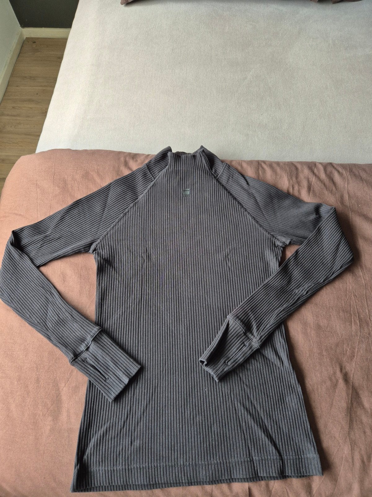 G star slimfit longsleeve M, Kleding | Dames, Ophalen of Verzenden, Zo goed als nieuw, Zwart, Lange mouw