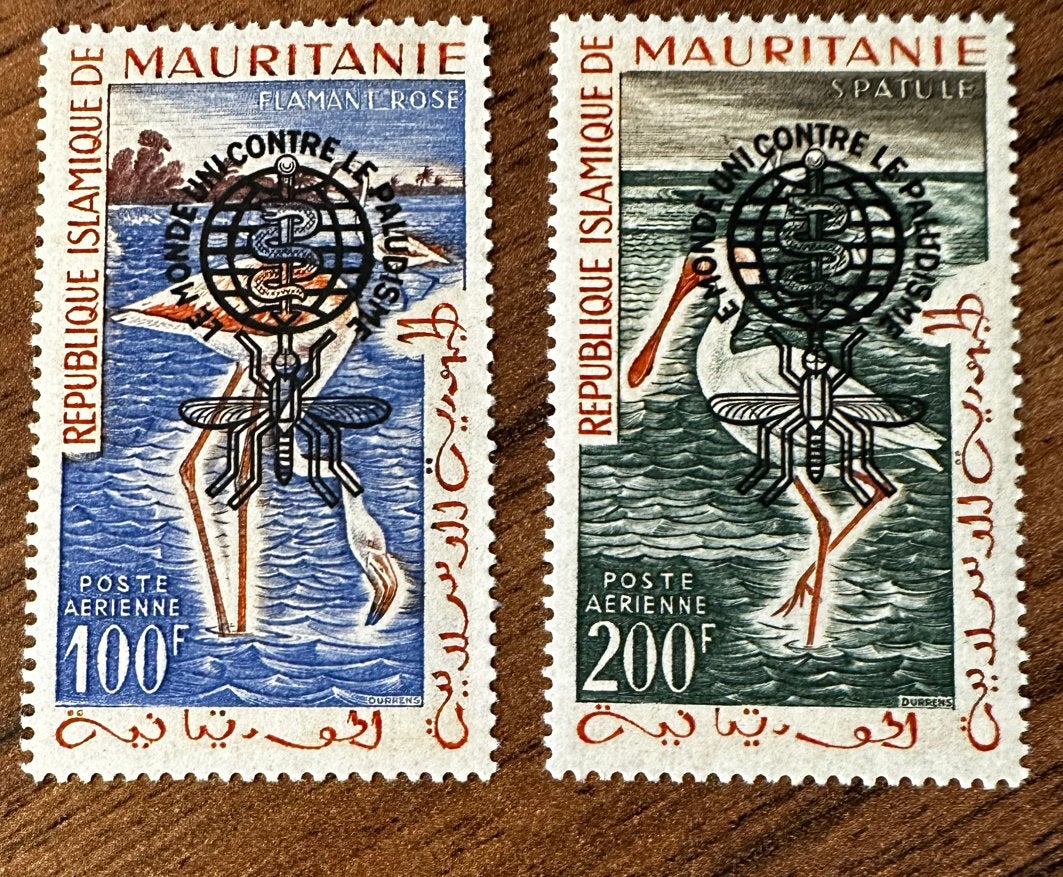 Mauritanië 1962 - Anti malaria postfris insecten, Postzegels en Munten, Ophalen of Verzenden, Overige landen, Postfris