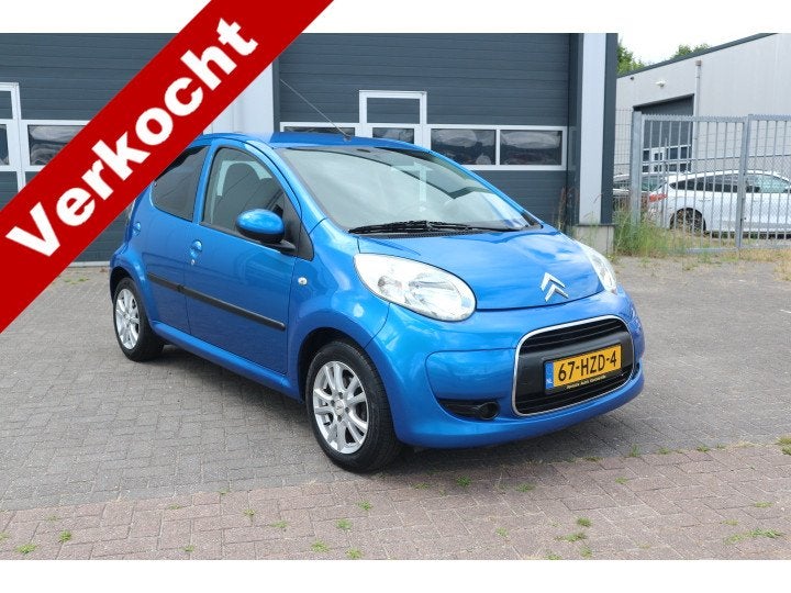 Citroën C1 1.0-12V Ambiance AIRCO (bj 2009), Auto's, Citroën, Voorwielaandrijving, Zwart, C1, 68 pk