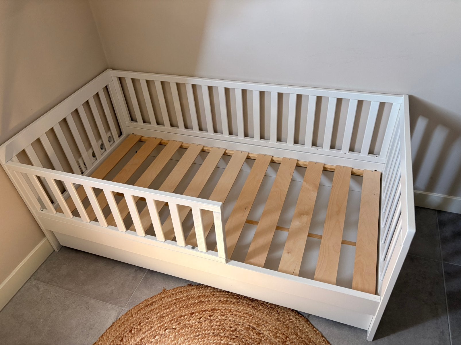 Peuterbed van Petite Amélie, Ophalen, Gebruikt, 70 tot 85 cm, 140 tot 160 cm