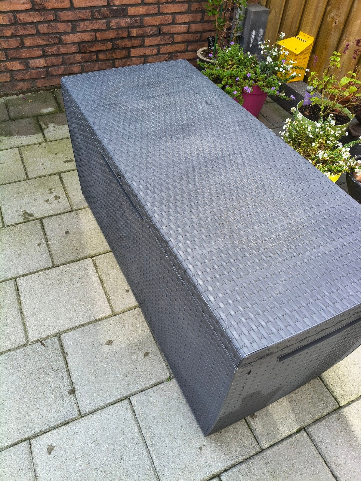 Opbergkist voor tuinkussens, Ophalen, Zo goed als nieuw