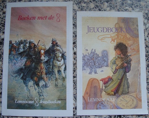 2x folder Lemniscaat Kinder- en jeugdboeken & 1x Krant, Ophalen of Verzenden, Zo goed als nieuw, Lemniscaat