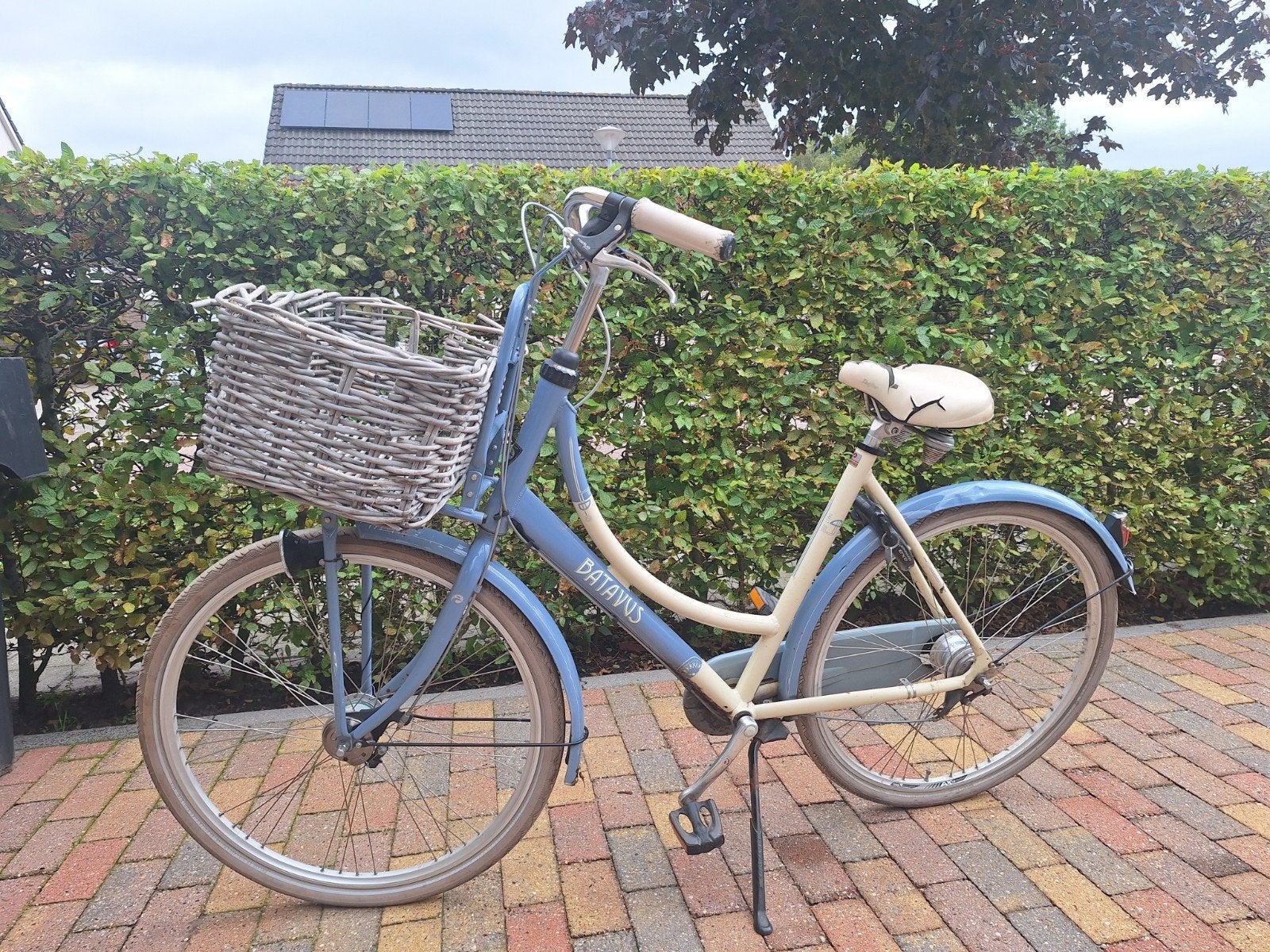 Batavus DPU Damesfiets met Mand, Gebruikt, (Extra) lage instap, Batavus, Ophalen of Verzenden