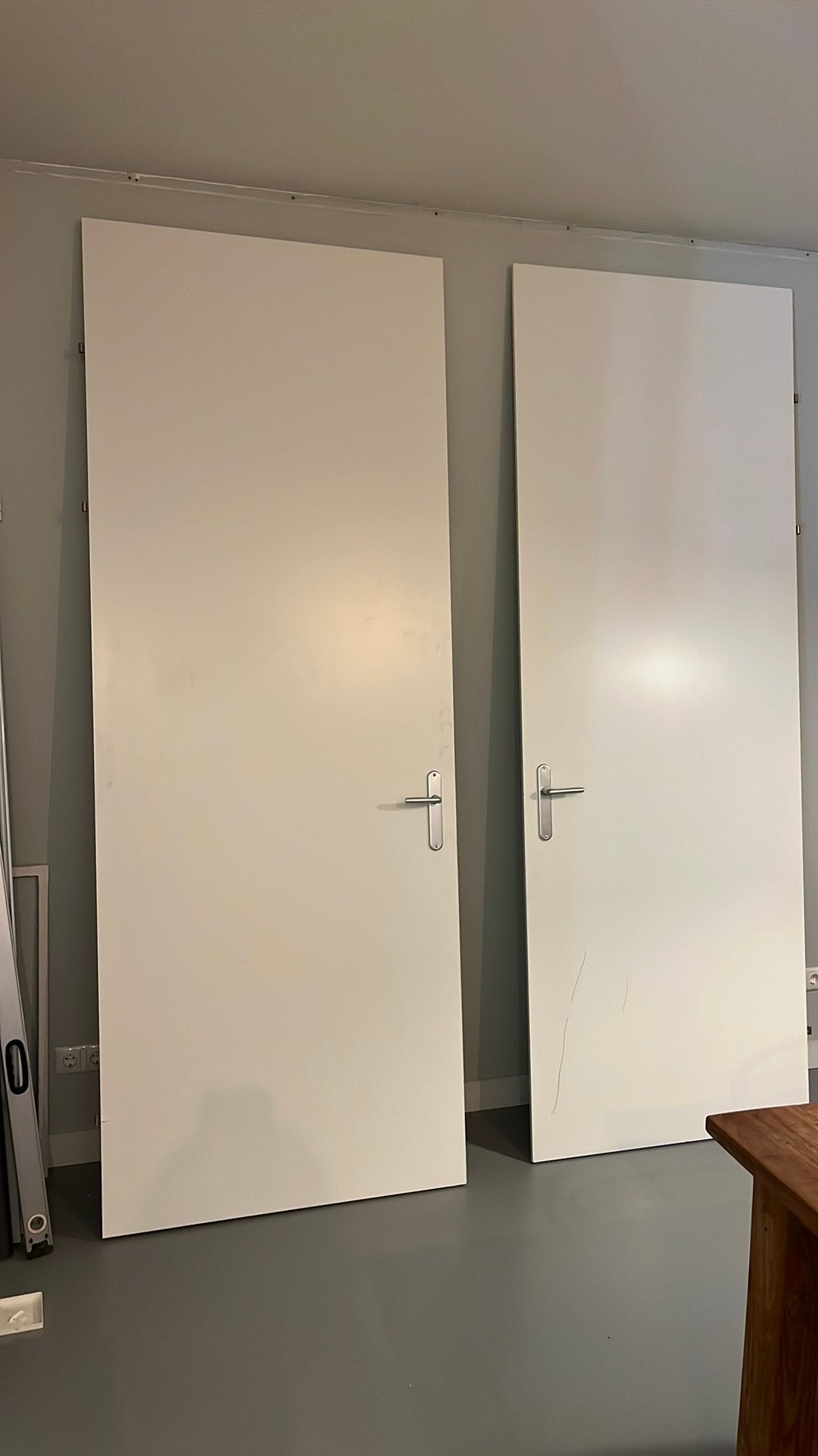 2x Berkvens opdekdeuren – 2545  950 mm (254,5  95 cm), Ophalen, Zo goed als nieuw, Binnendeur, 215 cm of meer