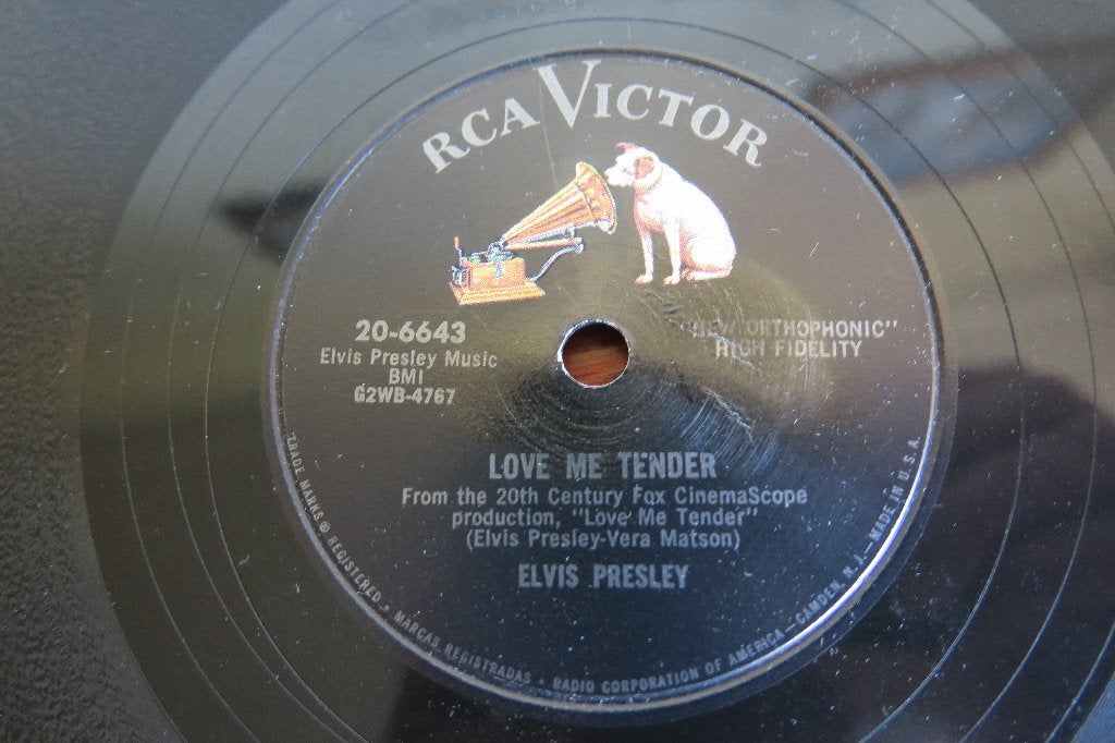 Elvis Presley Love me tender 78rpm 78 toeren epic the king, Cd's en Dvd's, Vinyl | Rock, Gebruikt, 10 inch, Ophalen of Verzenden