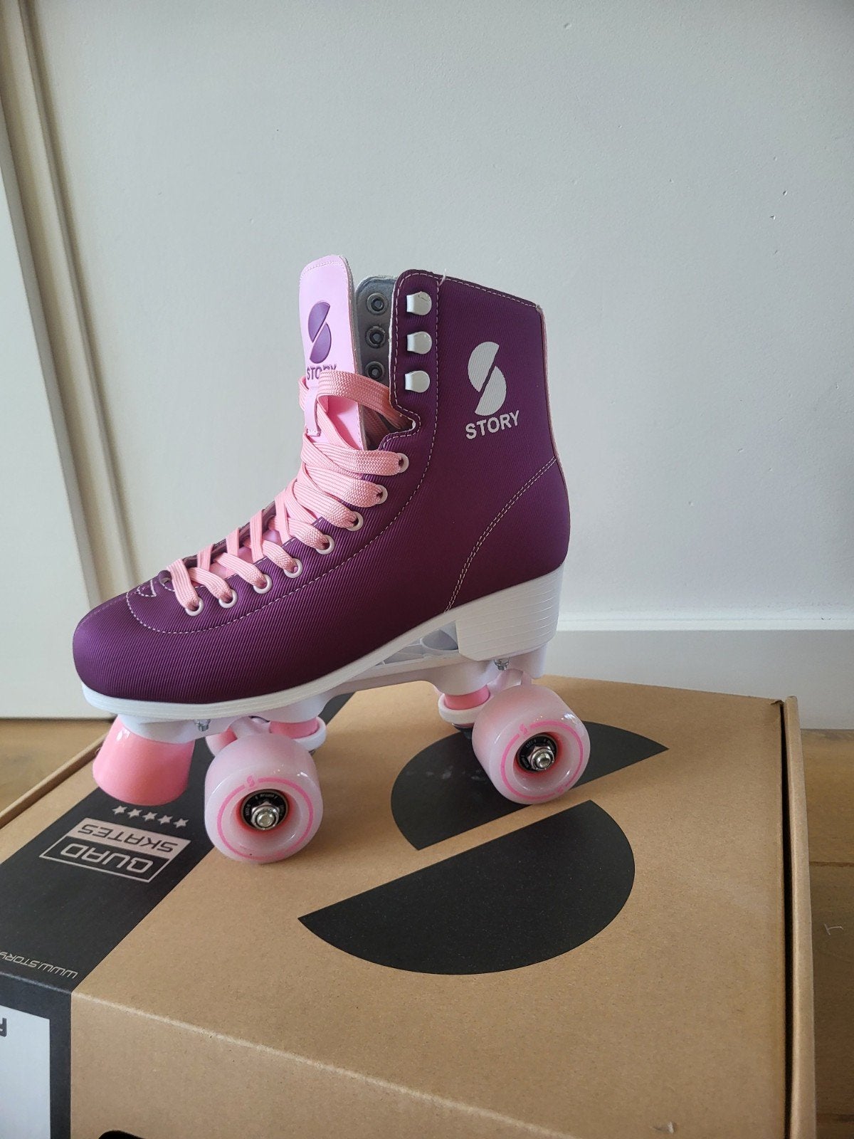 Nieuwe Story Soul Quad Skates - Maat 37 - Paars/Roze, Ophalen of Verzenden, Nieuw, Dames