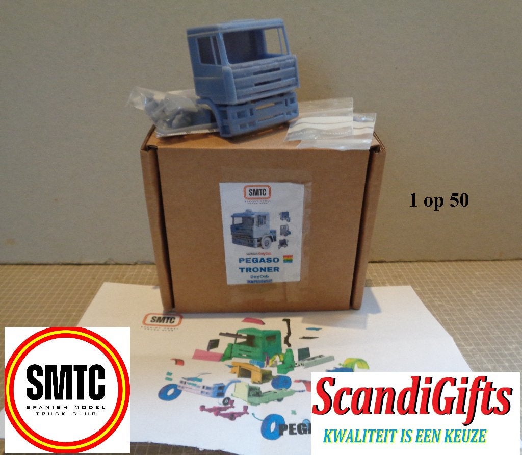 SMTC pegaso troner cabine kits schaal 1op 50, Ophalen of Verzenden, Nieuw, Bus of Vrachtwagen