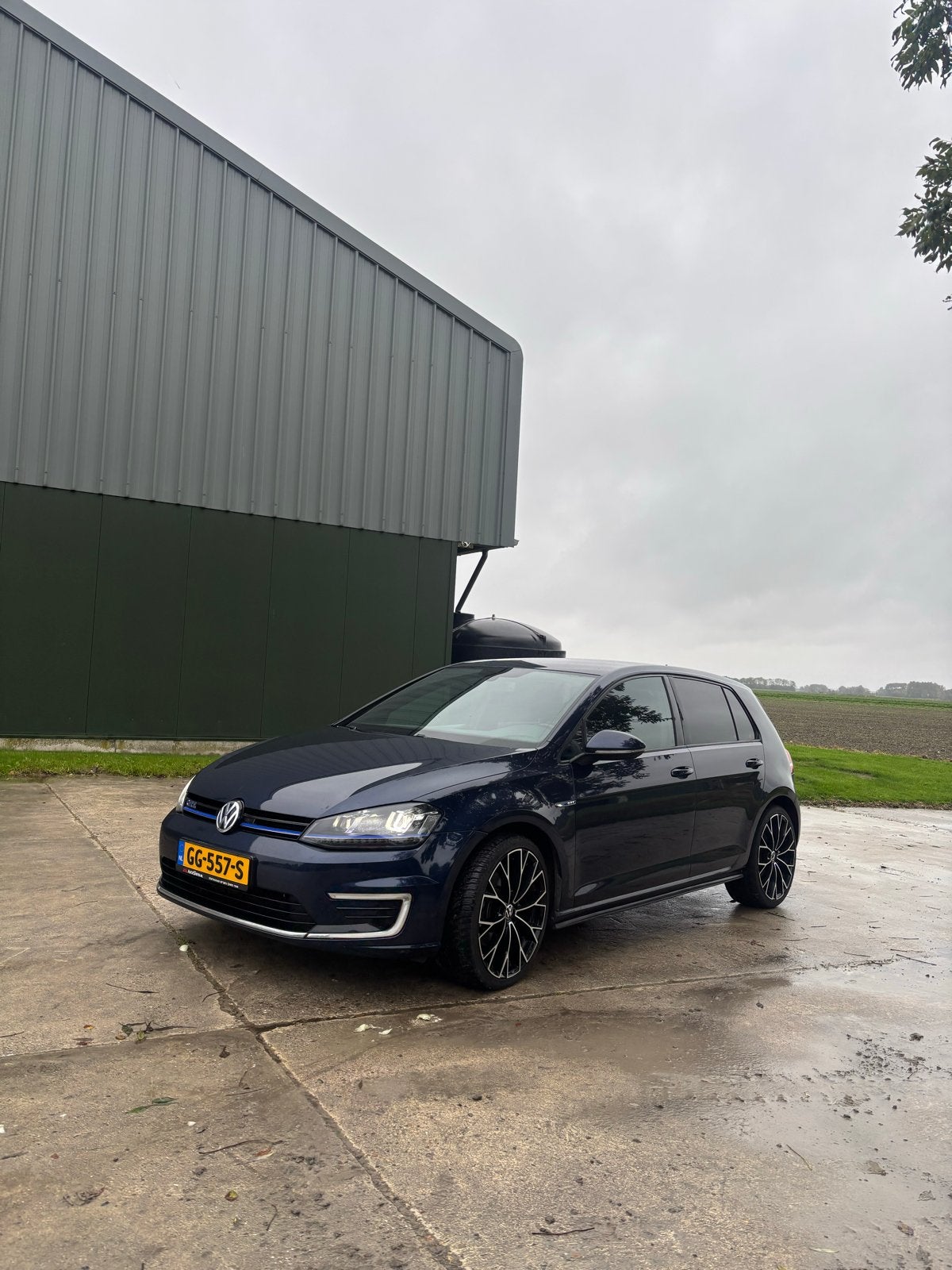 Volkswagen Golf 1.4 TSI Phev 150KW GTE 5D 2015 Blauw, Auto's, Stof, Verwarmde buitenspiegels, 4 cilinders, Blauw