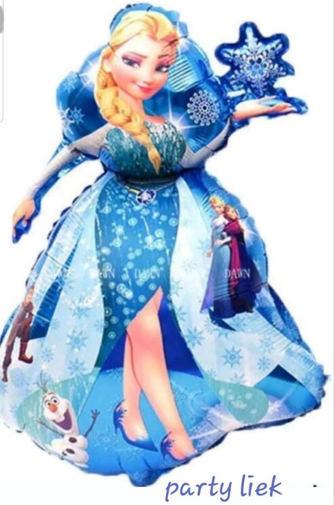 Anna/ELSA ballonnen set ( blauw/ roze ) nr A537, Ophalen of Verzenden, Nieuw, Versiering, Verjaardag