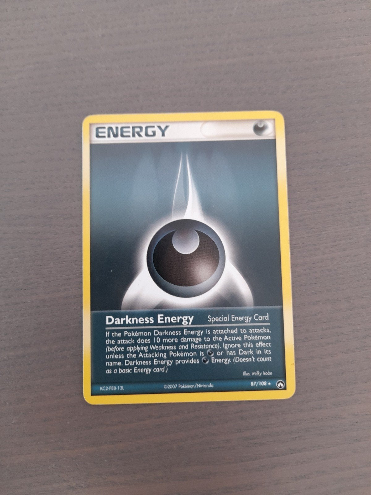 Power keepers 87/108 darkness energy, Ophalen of Verzenden, Gebruikt, Losse kaart