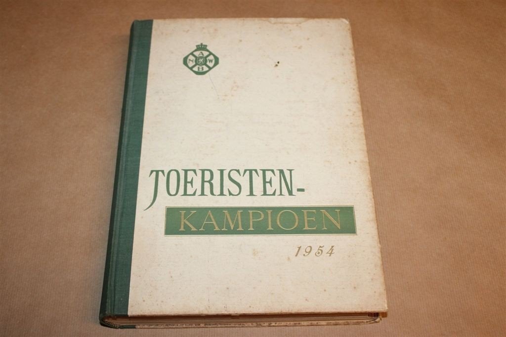 Toeristen-Kampioen 1954 — Complete Jaargang ANWB Band, Ophalen of Verzenden, Gelezen, Sport en Vrije tijd