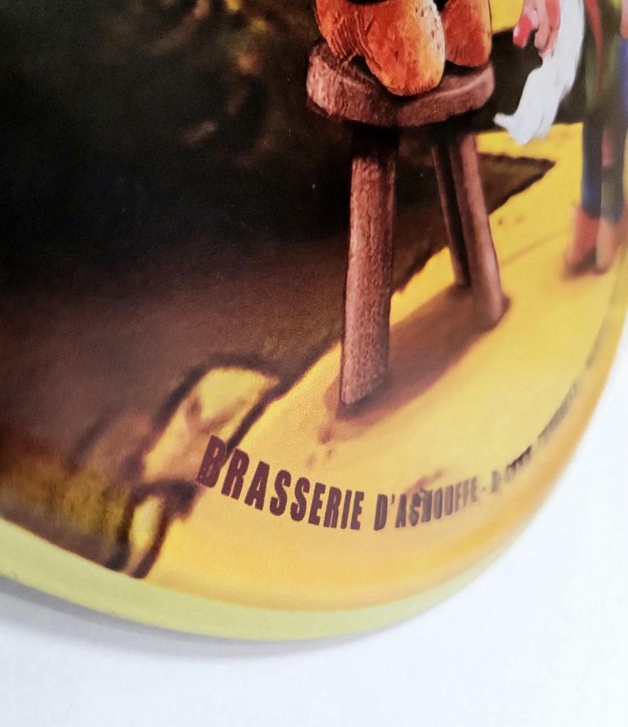La Chouffe kabouters bier rond reclamebord van metaal deco, Ophalen of Verzenden, Nieuw, Reclamebord, Plaat of Schild, Overige merken