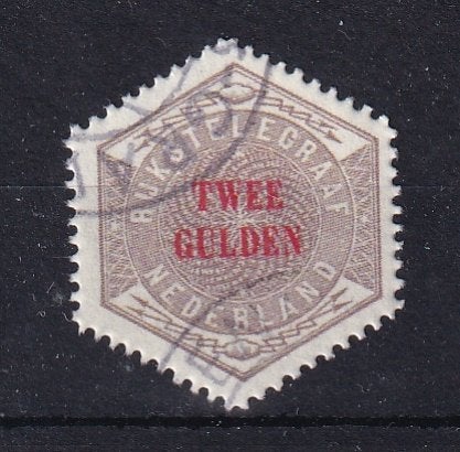 D158) 1877 NL Telegram TG12 gestempeld €450 geen garantie, Verzenden, T/m 1940, Gestempeld