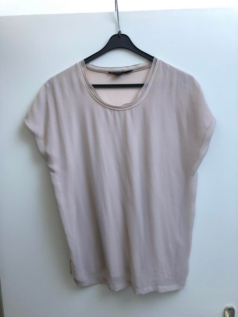 Seventy prachtige top nude 42 it, M nlds, Ophalen of Verzenden, Zo goed als nieuw, Maat 38/40 (M), Korte mouw