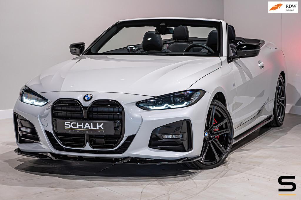 BMW 4-serie Cabrio 420i High Executive|LCI|M-sport PRO|H&K, Auto's, BMW, Automaat, 1998 cc, Gebruikt, Zwart