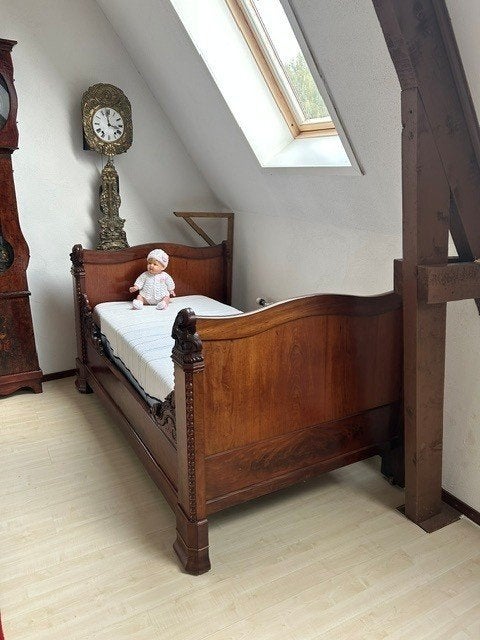 Prachtig antiek ledikant bed, Antiek en Kunst, Ophalen of Verzenden