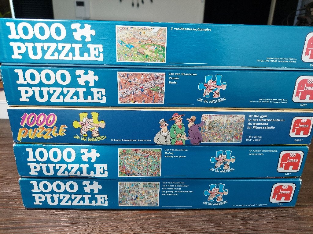 jan van haasteen, Hobby en Vrije tijd, Denksport en Puzzels, Ophalen, 500 t/m 1500 stukjes, Gebruikt, Legpuzzel
