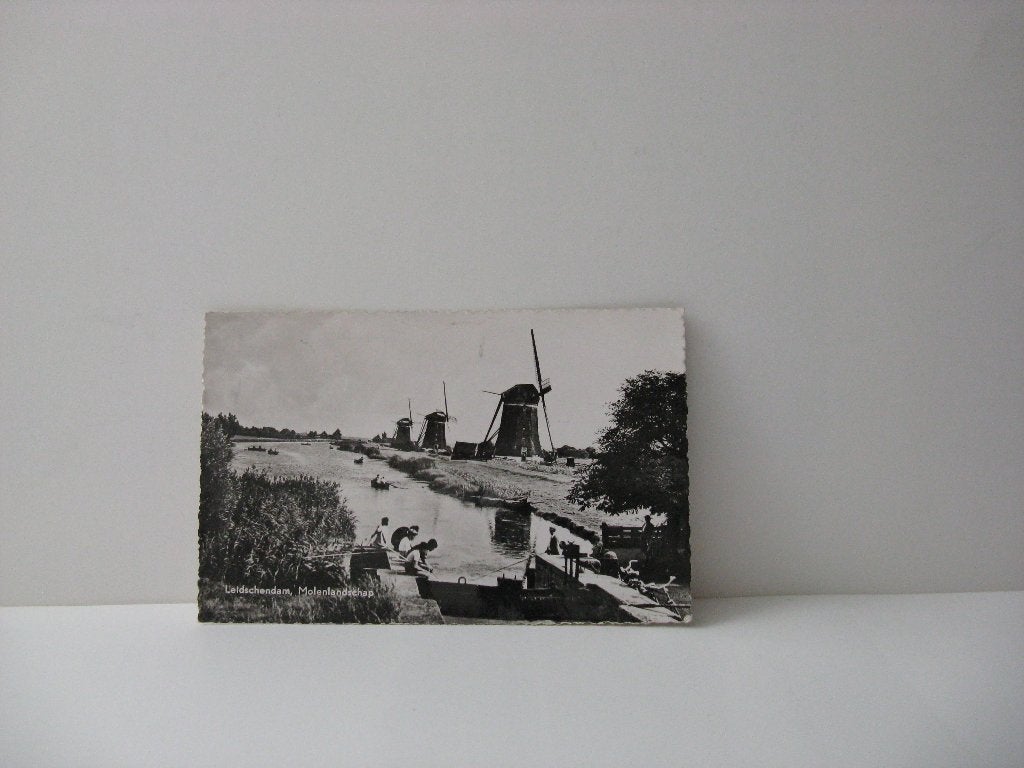 Leidschendam molenlandschap, Verzamelen, Ansichtkaarten | Nederland, Verzenden, Voor 1920, Gelopen, Noord-Brabant