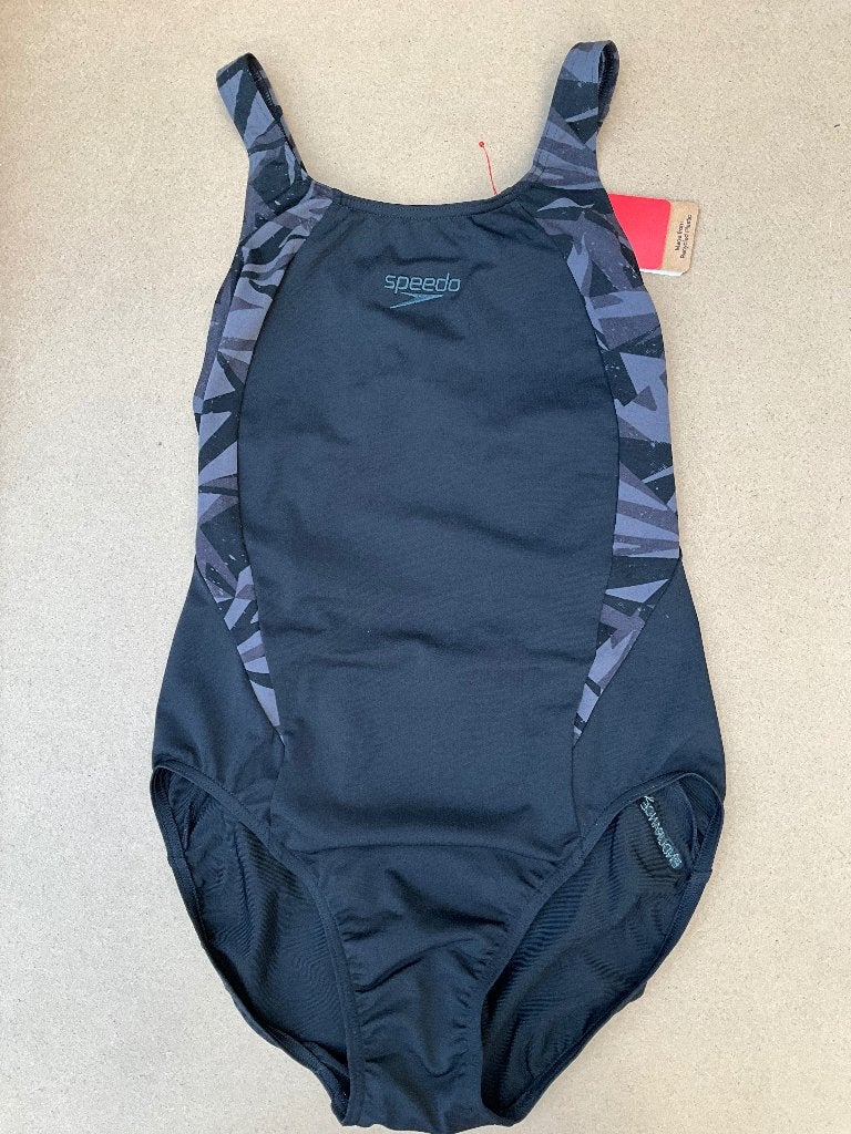Speedo Eco+ H-Boom Splice Muscleback Badpak maat 40, Zwart, Nieuw, Badpak, Emmen