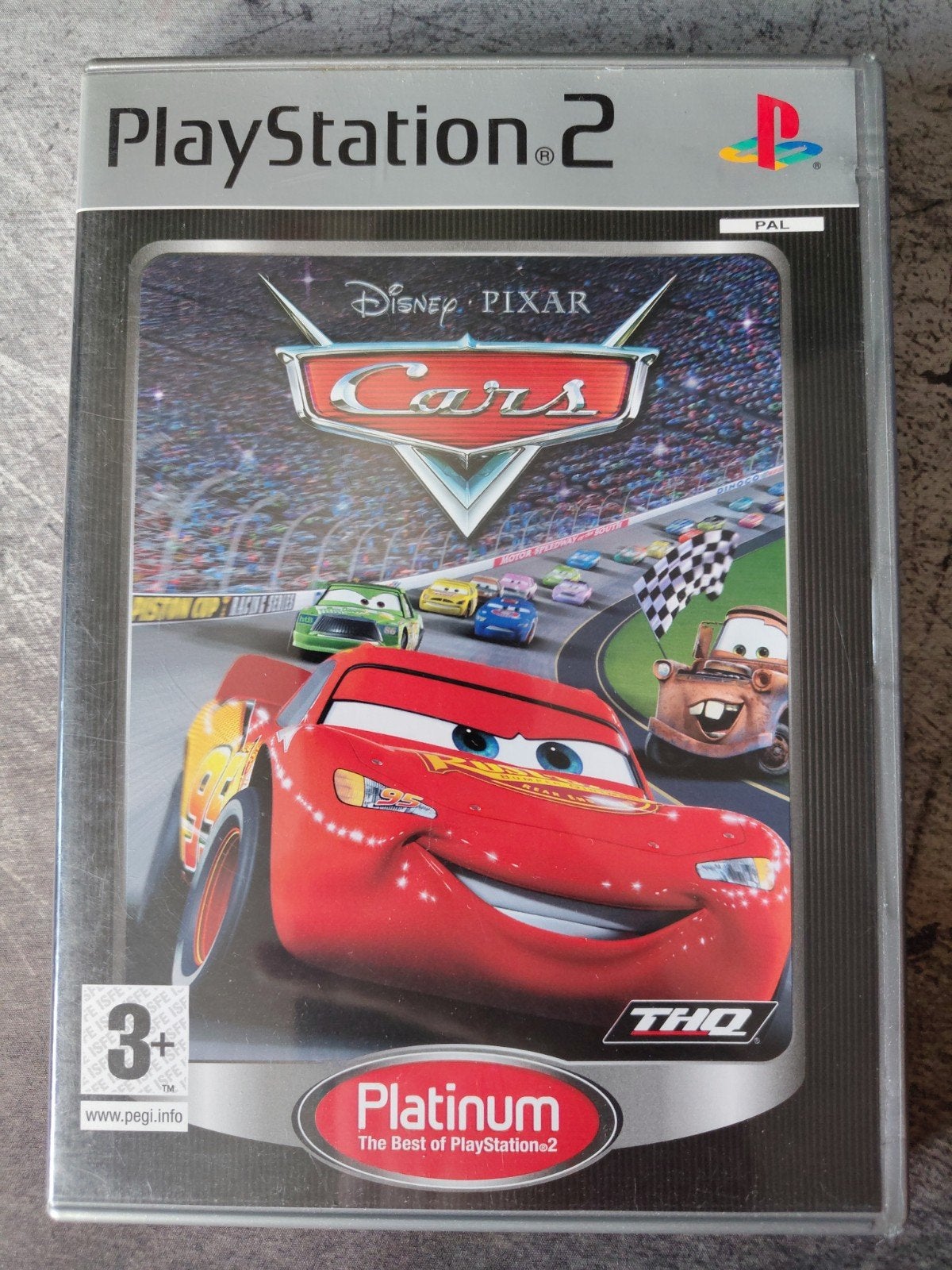 Disney Pixar Cars - Platinum - PS2 - CIB, Spelcomputers en Games, Games | Sony PlayStation 2, Gebruikt, 1 speler, Racen en Vliegen