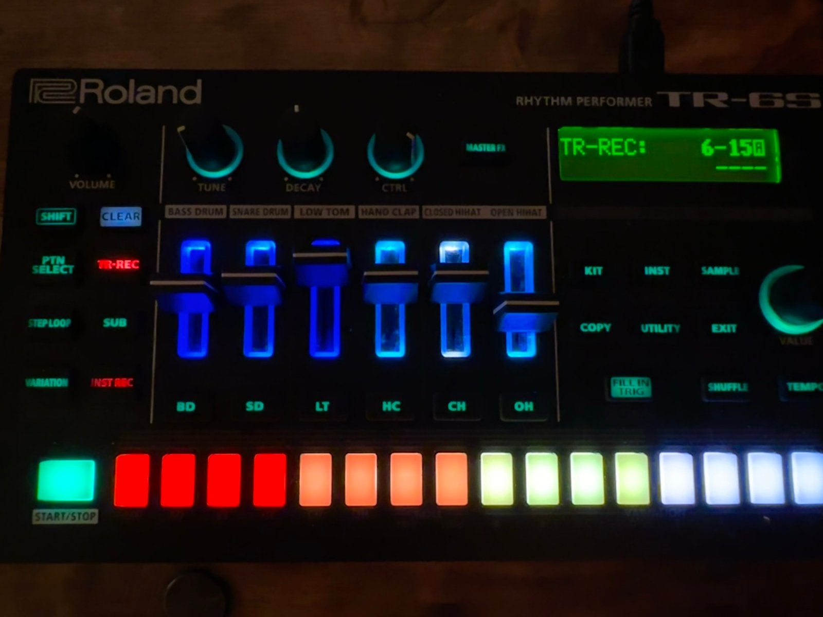 Roland TR-6S Rhythm Performer Drumcomputer z.g.a.n., Ophalen of Verzenden, Zo goed als nieuw, Roland