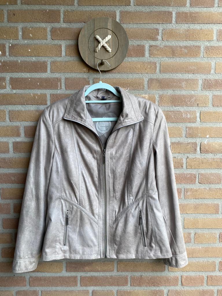 Barbara Lebek trendy jasje, Ophalen of Verzenden, Nieuw, Maat 42/44 (L), Grijs