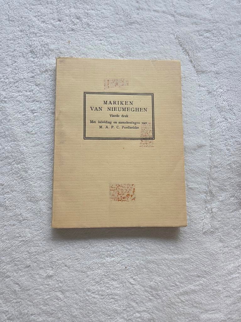 Mariken van Nieuweghen - vierde druk, Ophalen of Verzenden, Gelezen