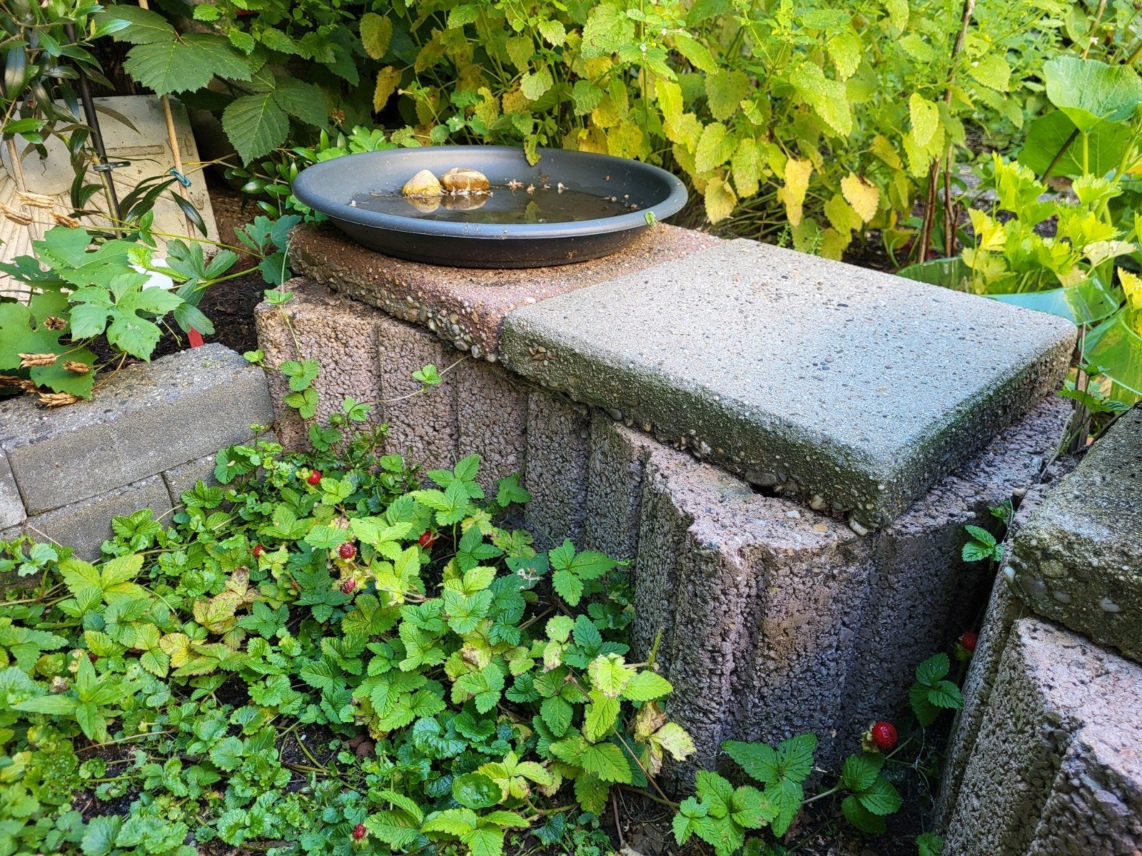 Bloembakken steen stapelblokken tuin, Tuin en Terras, Ophalen, Steen, Tuin, Minder dan 30 cm