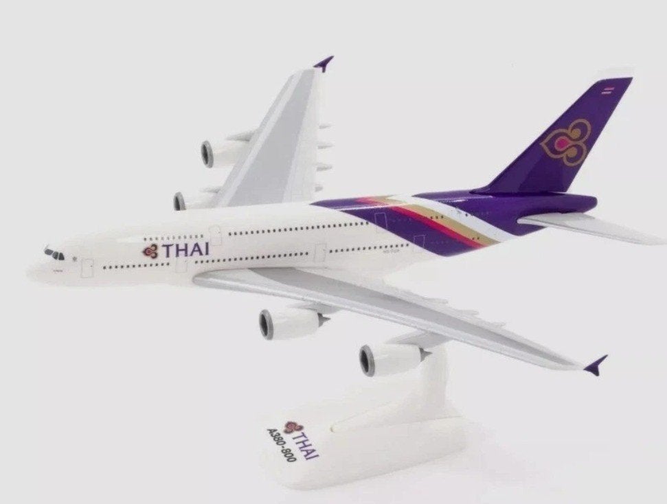 Thai Airways Airbus A380 1/250 schaalmodel vliegtuig NIEUW, Ophalen of Verzenden, Nieuw, Schaalmodel