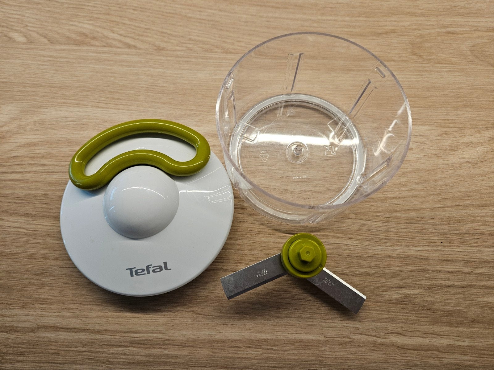 Tefal 5 Second Chopper 500 ml Wit-groen, Ophalen